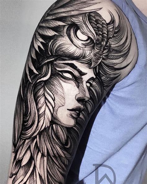 tatuaje de atenea|Significado de los tatuajes de Atenea